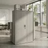 Armoire haute fermée, porte rideaux, hauteur 158 cm – So Madrid