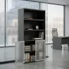 Armoire semi-ouverte, portes en verre, hauteur 196 cm – So Madrid