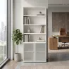 Armoire semi-ouverte, portes en verre, hauteur 235 cm – So Madrid
