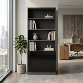 Armoire semi-ouverte, portes en verre, hauteur 235 cm – So Madrid