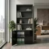 Armoire semi-ouverte, portes en verre, hauteur 235 cm – So Madrid
