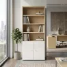 Armoire semi-ouverte, portes en verre, hauteur 235 cm – So Madrid