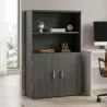 Armoire haute fermée et ouverte, hauteur 158 cm – So Madrid