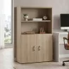 Armoire haute fermée et ouverte, hauteur 158 cm – So Madrid