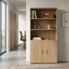 Armoire haute fermée et ouverte, hauteur 196 cm – So Madrid