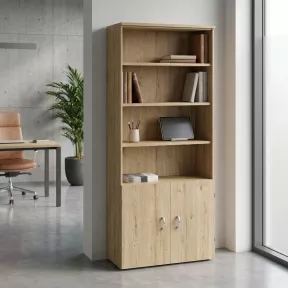 Armoire haute fermée et ouverte, hauteur 235 cm – So Madrid