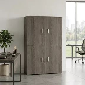 Armoire fermée, 4 portes, hauteur 158 cm – So Madrid