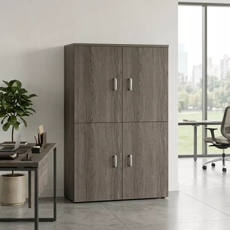 Armoire fermée, 4 portes, hauteur 158 cm – So Madrid