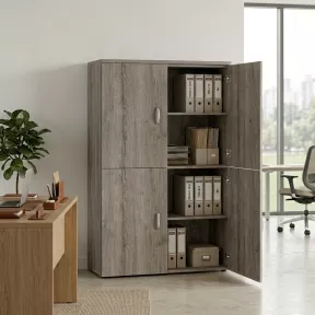 Armoire fermée, 4 portes, hauteur 158 cm – So Madrid