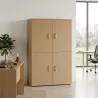 Armoire fermée, 4 portes, hauteur 158 cm – So Madrid