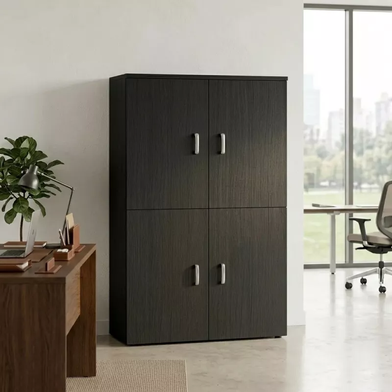 Armoire fermée, 4 portes, hauteur 158 cm – So Madrid
