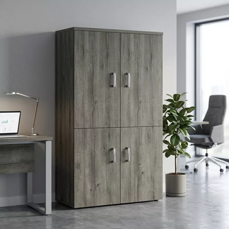 Armoire fermée, 4 portes, hauteur 196 cm – So Madrid