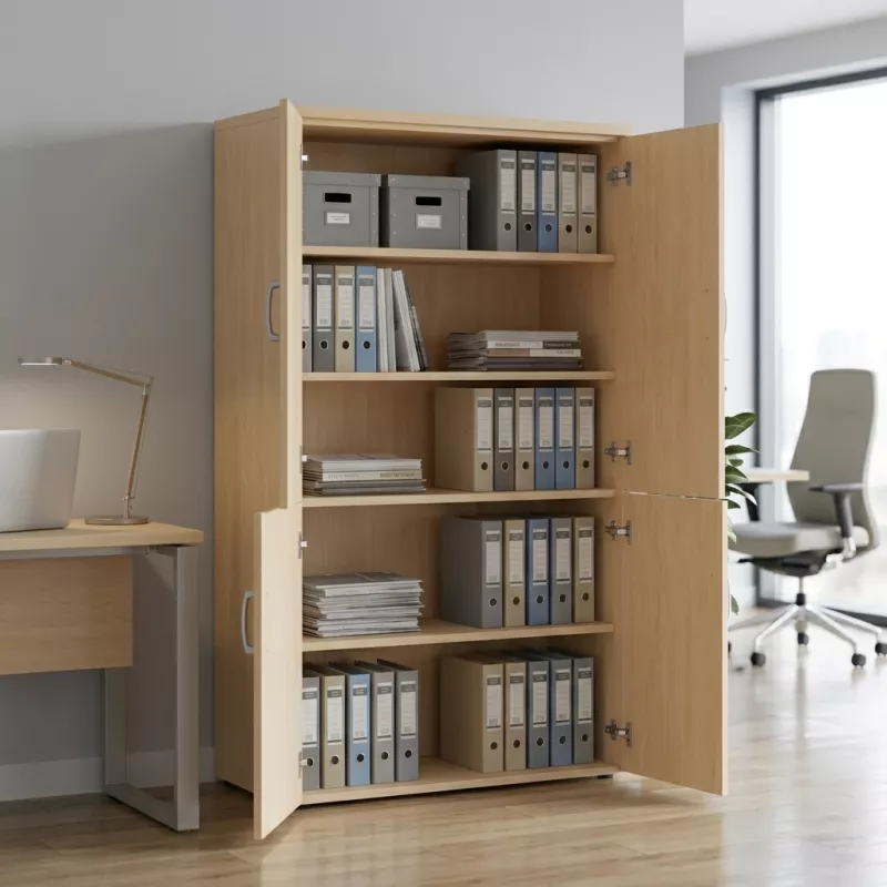 Armoire fermée, 4 portes, hauteur 196 cm – So Madrid