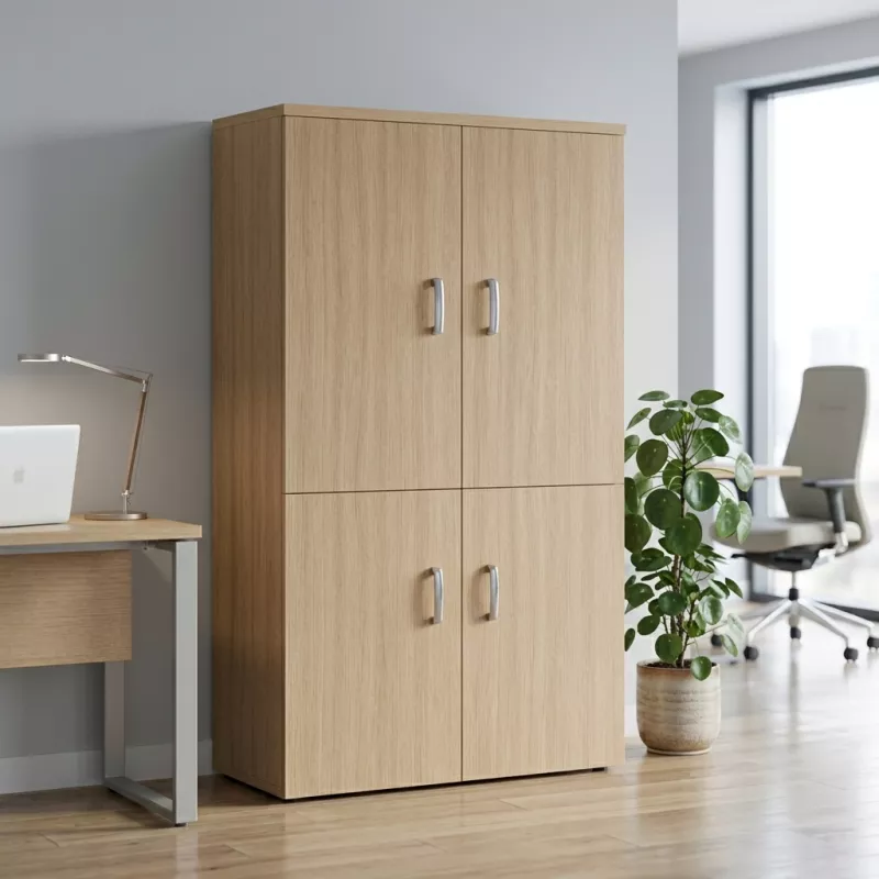 Armoire fermée, 4 portes, hauteur 196 cm – So Madrid