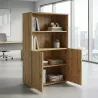 Armoire semi-ouverte, portes poussoirs, hauteur 158 cm – So Madrid