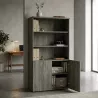 Armoire semi-ouverte, portes poussoirs, hauteur 196 cm – So Madrid