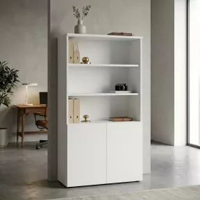 Armoire semi-ouverte, portes poussoirs, hauteur 196 cm – So Madrid