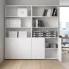 Armoire semi-ouverte, portes poussoirs, hauteur 196 cm – So Madrid