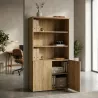 Armoire semi-ouverte, portes poussoirs, hauteur 196 cm – So Madrid