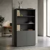 Armoire semi-ouverte, portes poussoirs, hauteur 196 cm – So Madrid