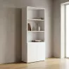 Armoire semi-ouverte, portes poussoirs, hauteur 235 cm – So Madrid