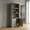 Armoire semi-ouverte, portes poussoirs, hauteur 235 cm – So Madrid