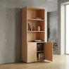 Armoire semi-ouverte, portes poussoirs, hauteur 235 cm – So Madrid