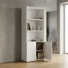 Armoire semi-ouverte, portes poussoirs, hauteur 235 cm – So Madrid