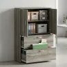 Armoire fermée, pour dossiers suspendus, hauteur 158 cm – So Madrid