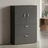 Armoire fermée, pour dossiers suspendus, hauteur 158 cm – So Madrid