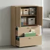 Armoire fermée, pour dossiers suspendus, hauteur 158 cm – So Madrid