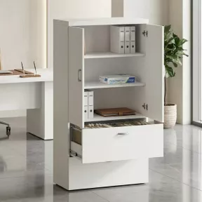 Armoire fermée, pour dossiers suspendus, hauteur 196 cm – So Madrid