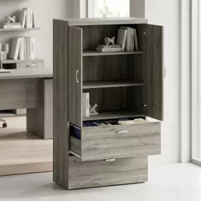 Armoire fermée, pour dossiers suspendus, hauteur 196 cm – So Madrid