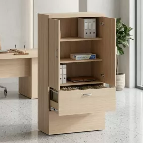 Armoire fermée, pour dossiers suspendus, hauteur 196 cm – So Madrid
