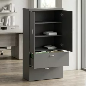 Armoire fermée, pour dossiers suspendus, hauteur 196 cm – So Madrid