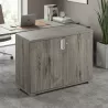 Armoire basse 2 portes, 1 étagère, l 100 x h 76 cm - So Laroya