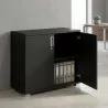 Armoire basse 2 portes, 1 étagère, l 100 x h 76 cm - So Laroya