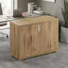 Armoire basse 2 portes, 1 étagère, l 100 x h 76 cm - So Laroya