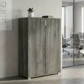 Armoire moyenne 2 portes, 3 étagères, l 100 x 147 cm - So Laroya