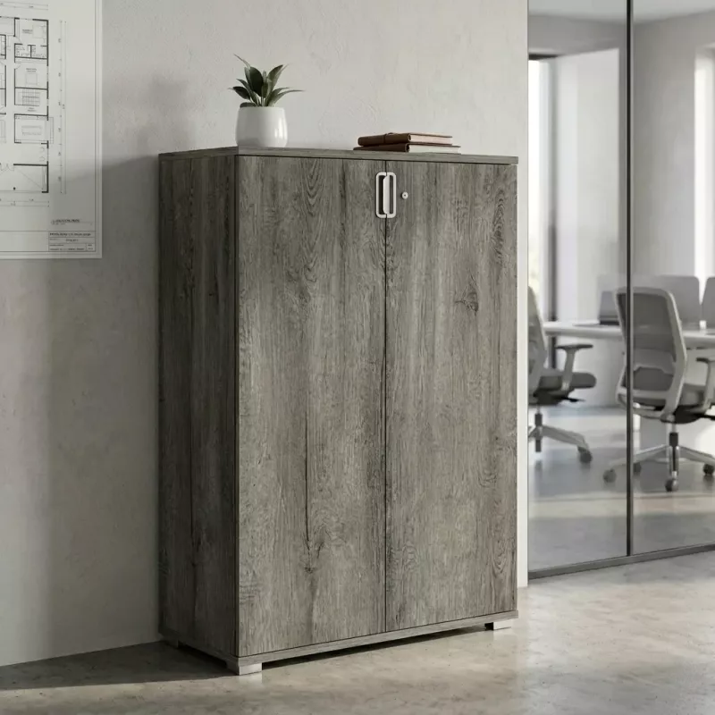 Armoire moyenne 2 portes, 3 étagères, l 100 x 147 cm - So Laroya
