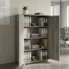 Armoire moyenne 2 portes, 3 étagères, l 100 x 147 cm - So Laroya