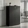 Armoire moyenne 2 portes, 3 étagères, l 100 x 147 cm - So Laroya