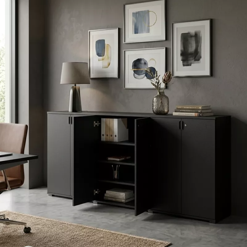 Armoire 9 étagères, L 300 x H 147 cm - So Laroya