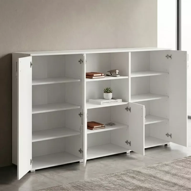 Armoire bibliothèque, 9 étagères, L 300 x H 147 cm - So Laroya