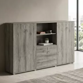 Armoire bibliothèque, 9 étagères, L 300 x H 147 cm - So Laroya