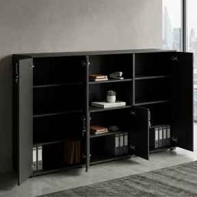 Armoire bibliothèque, 9 étagères, L 300 x H 147 cm - So Laroya