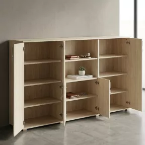 Armoire bibliothèque, 9 étagères, L 300 x H 147 cm - So Laroya