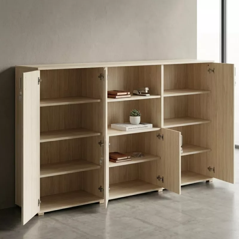 Armoire bibliothèque, 9 étagères, L 300 x H 147 cm - So Laroya