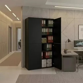 Armoire porte poussoir, H 235 cm – So Madrid