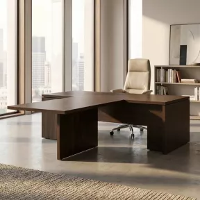 Bureau de direction avec retour frontal et voile de fond – So Terra